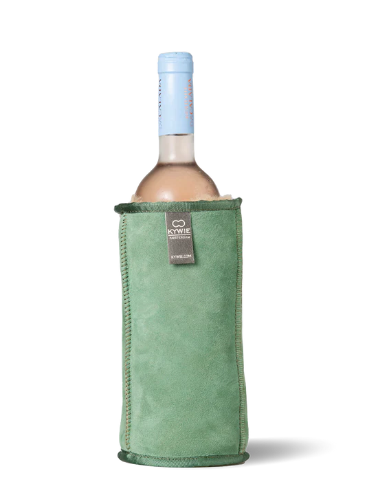 KYWIE WINE COOLER GREEN SUEDE