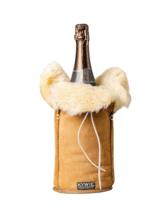 KYWIE CHAMPAGNE COOLER CAMEL SUEDE