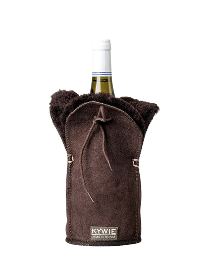 KYWIE CHAMPAGNE COOLER BROWN SUEDE