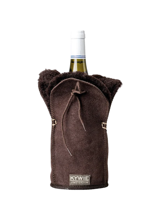 KYWIE CHAMPAGNE COOLER BROWN SUEDE