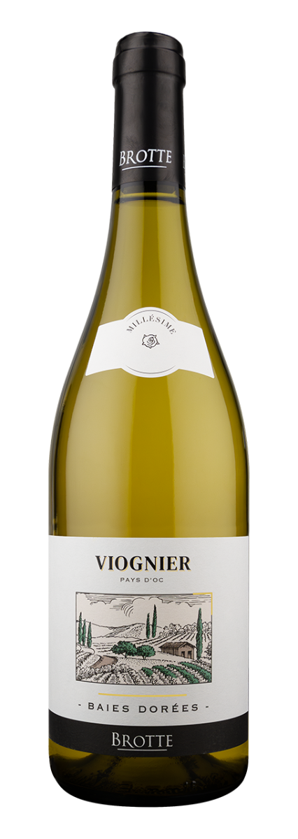 BROTTE, PAYS D'OC IGP BAIES DORÉES, VIOGNIER