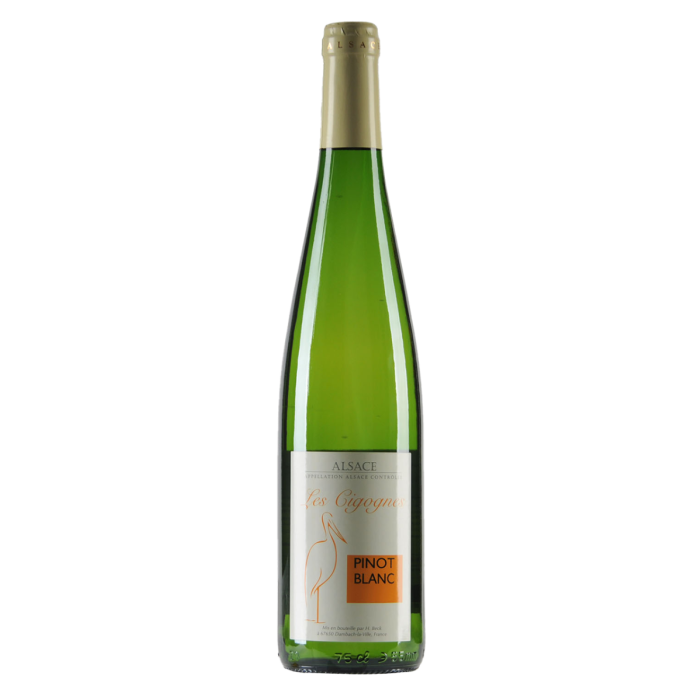 DOMAINE HUBERT BECK, ALSACE AC PINOT BLANC CIGOGNES