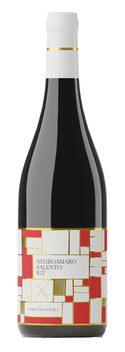 CAMPI DEANTERA, SALENTO IGT NEGROAMARO (4,0 op Vivino)