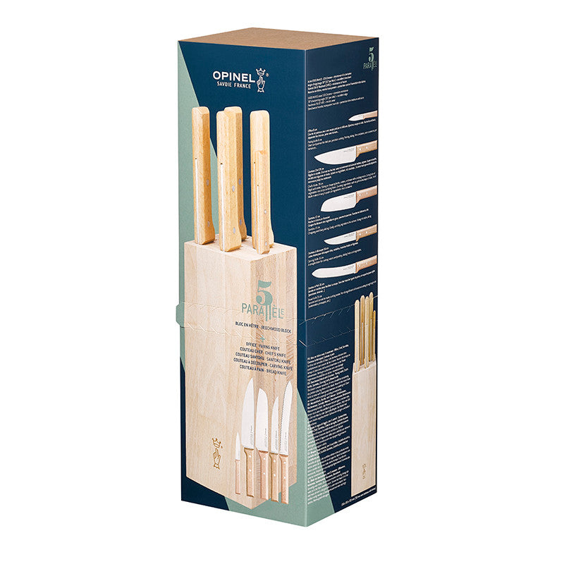 OPINEL PARALLÈLE MESSENBLOK 5-DELIG