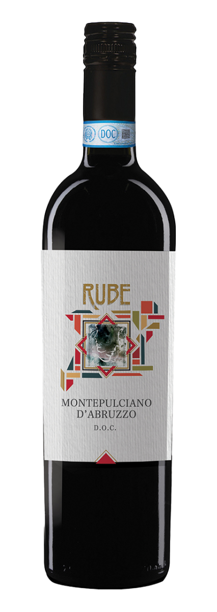 1 doos (6 flessen) RUBE, MONTEPULCIANO D'ABRUZZO DOC