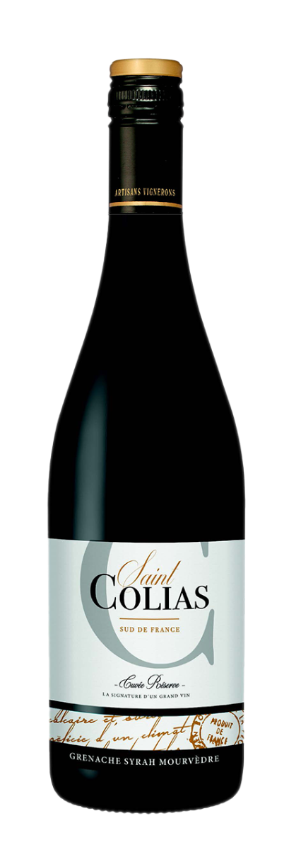 SAINT COLIAS , PAYS D'OC IGP GRENACHE SYRAH MOURVÈDRE